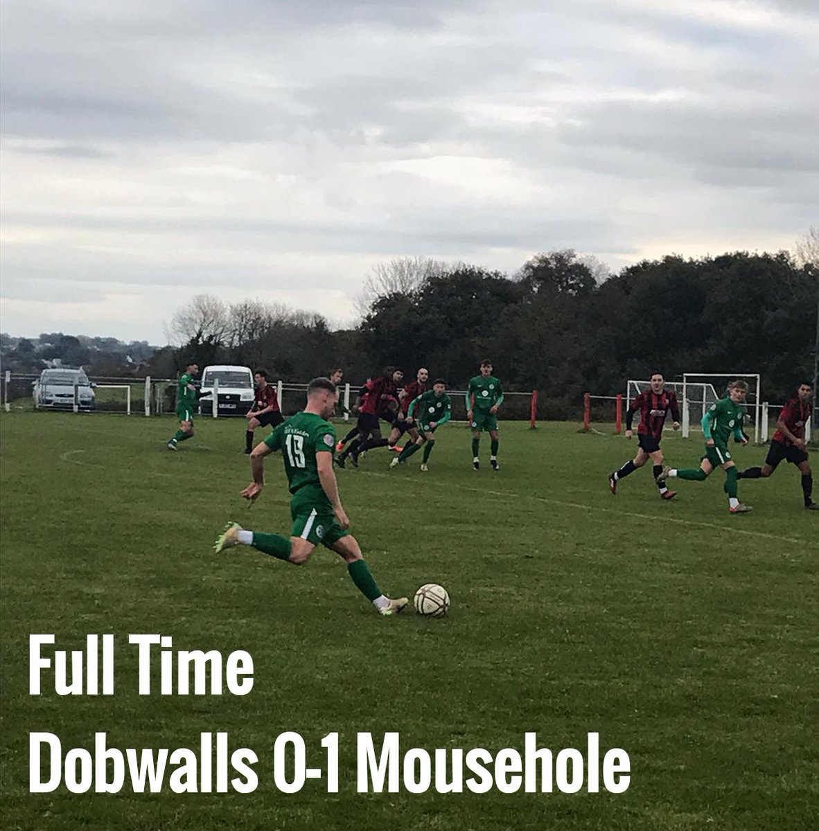 FT: <a href="/DobwallsFC/">Dobwalls FC</a> 0-1 Mousehole

A <a href="/tallan_mitchell/">Tallan Mitchell</a> goal secures the 3 points.

The right result on the day but massive credit to our hosts.

#cornishfootball #flyingalltogether