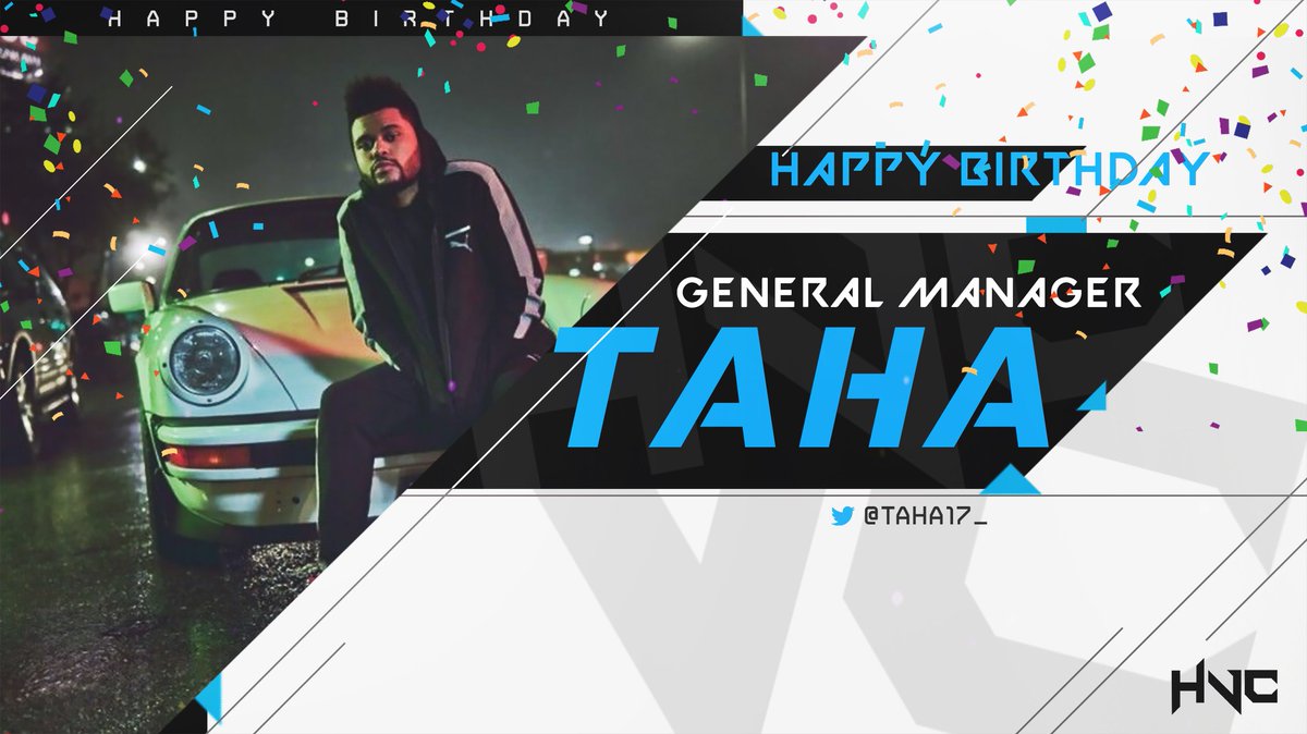 HVCEsp's tweet photo. We would like to wish our General Manager @taha17_ a huge Happy Birthday today!🎂

#HavocReached https://t.co/ApeK6pibR4