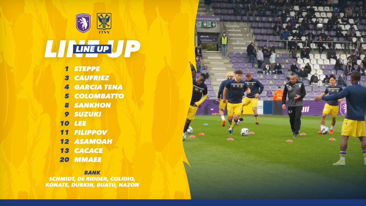 Stvv On Twitter ð'ºð'»ð'¨ð'¹ð'»ð'°ð'µð'® ð'¿ð' Volgende Kanaries Vatten Dadelijk De Wedstrijd Aan Stvv Canaryforever Jpl Beestv