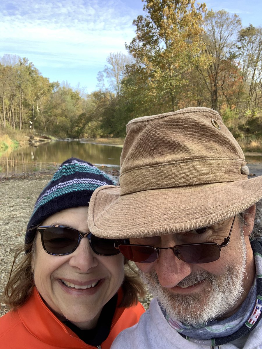 Dug_Brooks's tweet photo. @Gamboneml and I hiking down by Eagle Creek this morning. What a beautiful day. https://t.co/4QLXFhRTgQ
