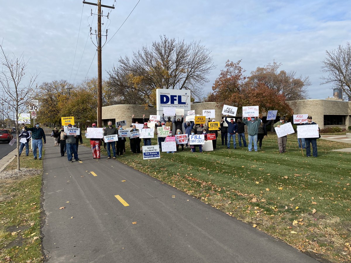 tylernewcombemn's tweet photo. Enthusiasm is clearly through the roof in MN for @realDonaldTrump . While @TrumpVictoryMN has people organizing all across the state the @MinnesotaDFL has an empty office.  With 17 days left until Election Day, the contrast couldn’t be clearer. #KAG CC: @kenmartin73 @jperp88 https://t.co/wBy82lClhL