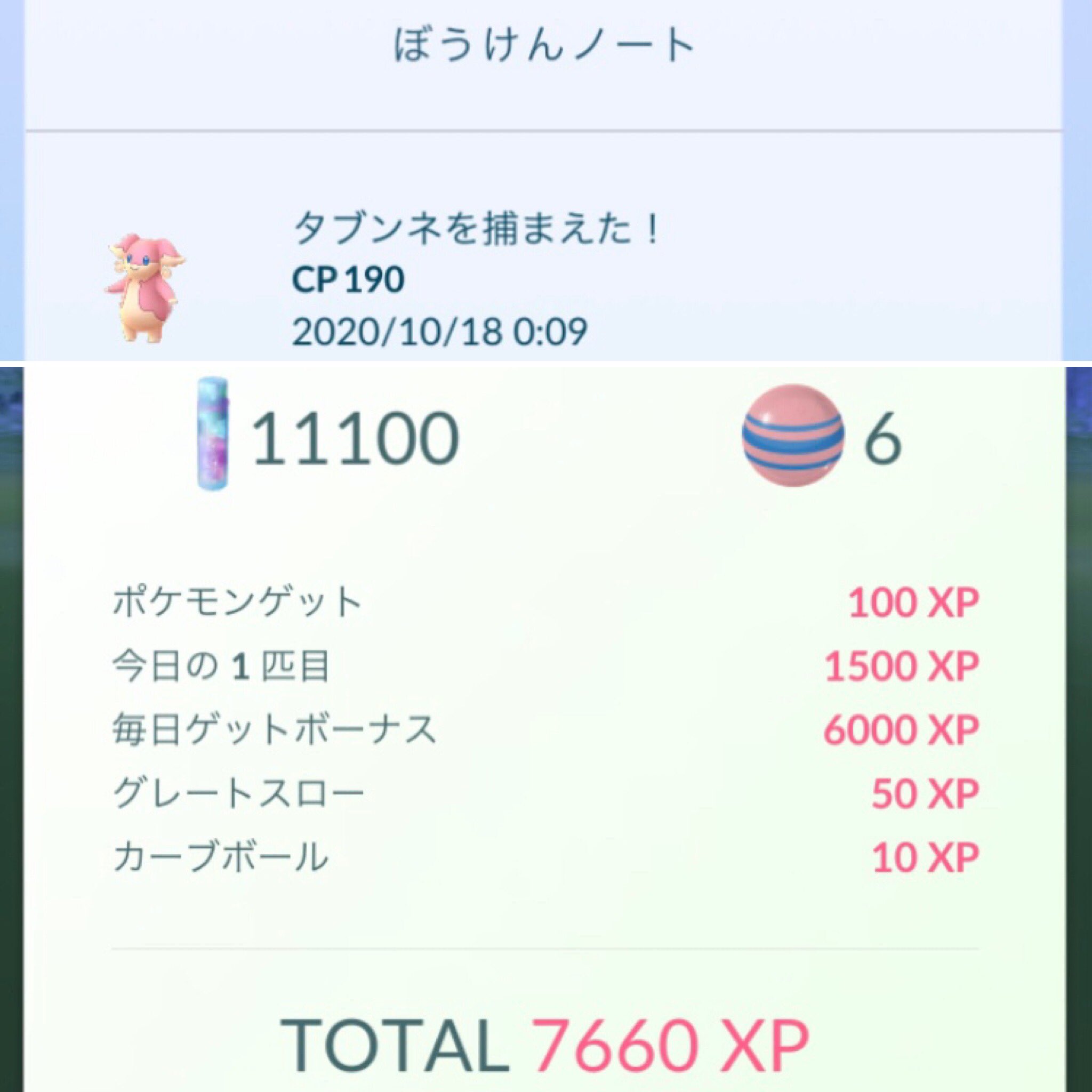 ともとも お昼御飯はしっかり食べる デイリーボーナス7日目で 本日のポケモンに登場したタブンネちゃんをゲットしたら ほしのすな数がエラいがエグくて ビックリくりびつ タブンネちゃん 毎週ボーナス支給日に登場してホスイわぁ ポケモン