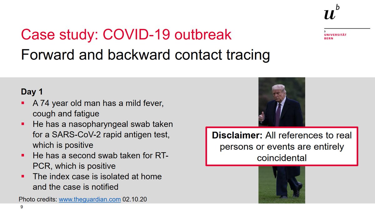 People are talking about *forward* and *backward*  #ContactTracing  #COVID19What do they mean?I made a case study for the  @GOARN  @WHO contact tracing groupA fictional contact tracer’s taleMy slides are here:  https://ispmbern.github.io/covid-19/Forward_backward_WHO_201007.pdfShort thread (1/7)