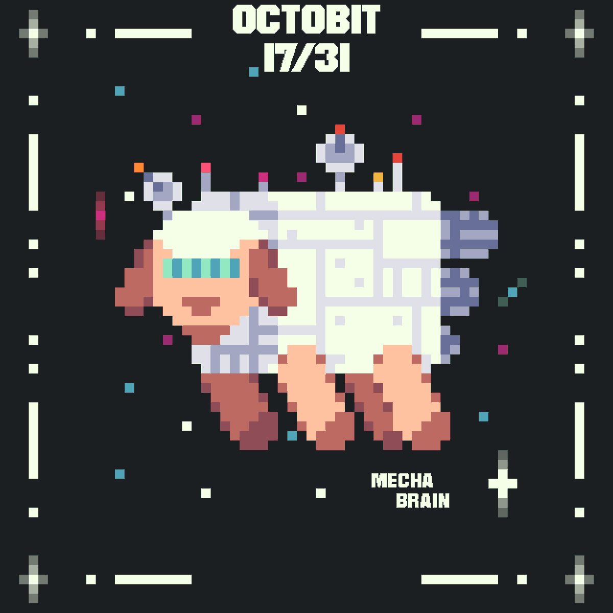 BrainMecha's tweet photo. A space sheep for today's theme #Octobit2020
#pixelart #pixelarts #pixelartsociety #pixelgem #gameart #retroart #aseprite #art #arte #mexicanart #pixel #γγγη΅΅ https://t.co/RxoH7sdnWK