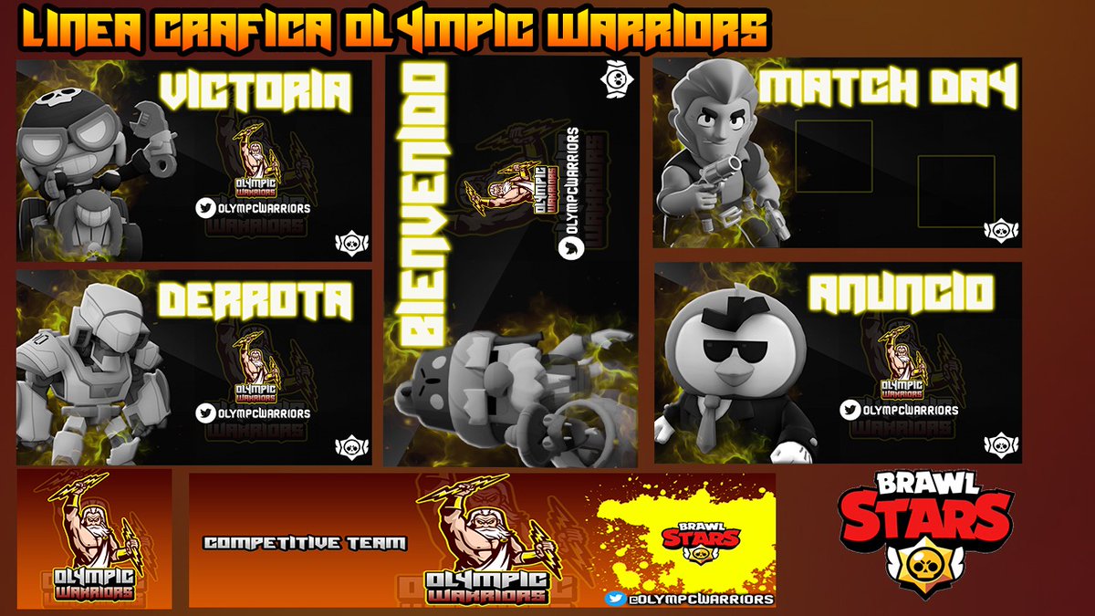 #BS | Anuncio 
Se hizo nueva renovacion al equipo, cambiando nombre y logo, excelente trabajo @ManoloYT_CoC por la linea grafica y todo el diseño, recomendado para quien busque diseñador!🤙
Night's Sports pasa a llamarse Olympic Warriors⚡