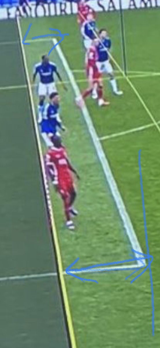 <a href="/NyeBrowny/">Nye</a> <a href="/BBCMOTD/">Match of the Day</a> It’s not in line with the 18yd line?