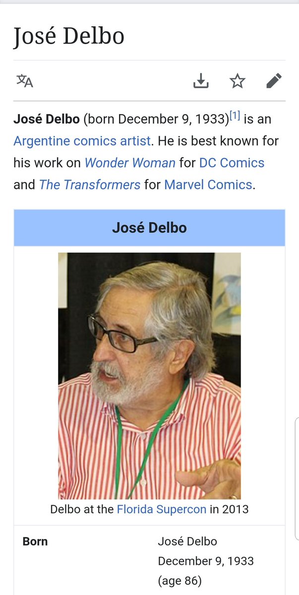 3/ StoryArtists that do big numbers, have been in the scene for a while.Whether Crypto or Art in general.Jose Delbo - 87 yrs old, artist for early DC & Marvel Comics. (Wonder Woman, Transformers, etc.Trevor Jones - Big sales like 'Picasso's bull's, big collectors, etc.