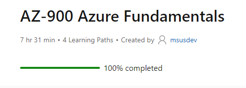 carlarjenkins's tweet image. #SaturdayMotivation Happy to finish the @startdevchange #AzureFundamentals #startdevchange #CloudSkillsChallenge! #100DaysofCloud #Azure #MicrosoftAzure #MicrosoftLearn #CloudComputing
