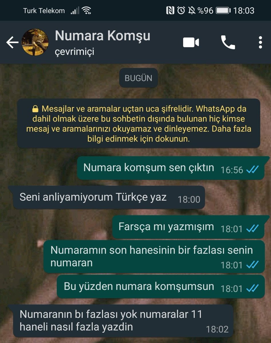 Benim numara komşumun IQ sü 2 falan