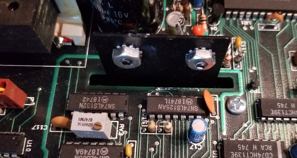 The linear regulators are interestingly mounted. They designed the PCB with a slit in the middle, which they routed a bit of metal up through it and mounted them to that.