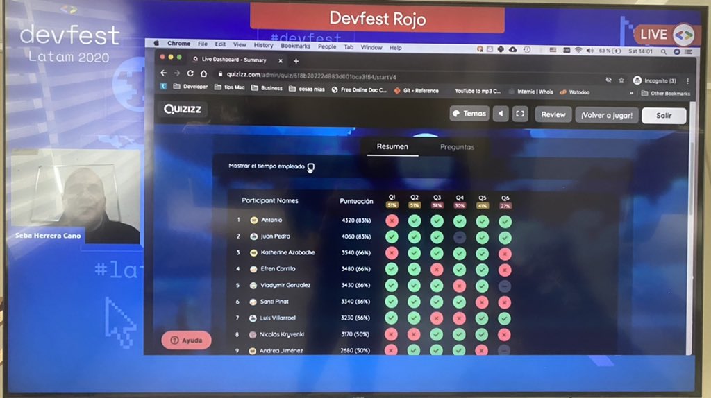 kraz_96's tweet image. Llegué en el 3° puesto 💕🥳🙌🏻
The first wall! Front end security!
Devfest Red ❤️
#DevFestLATAM 
#DevFestLatam2020 
#Devfest