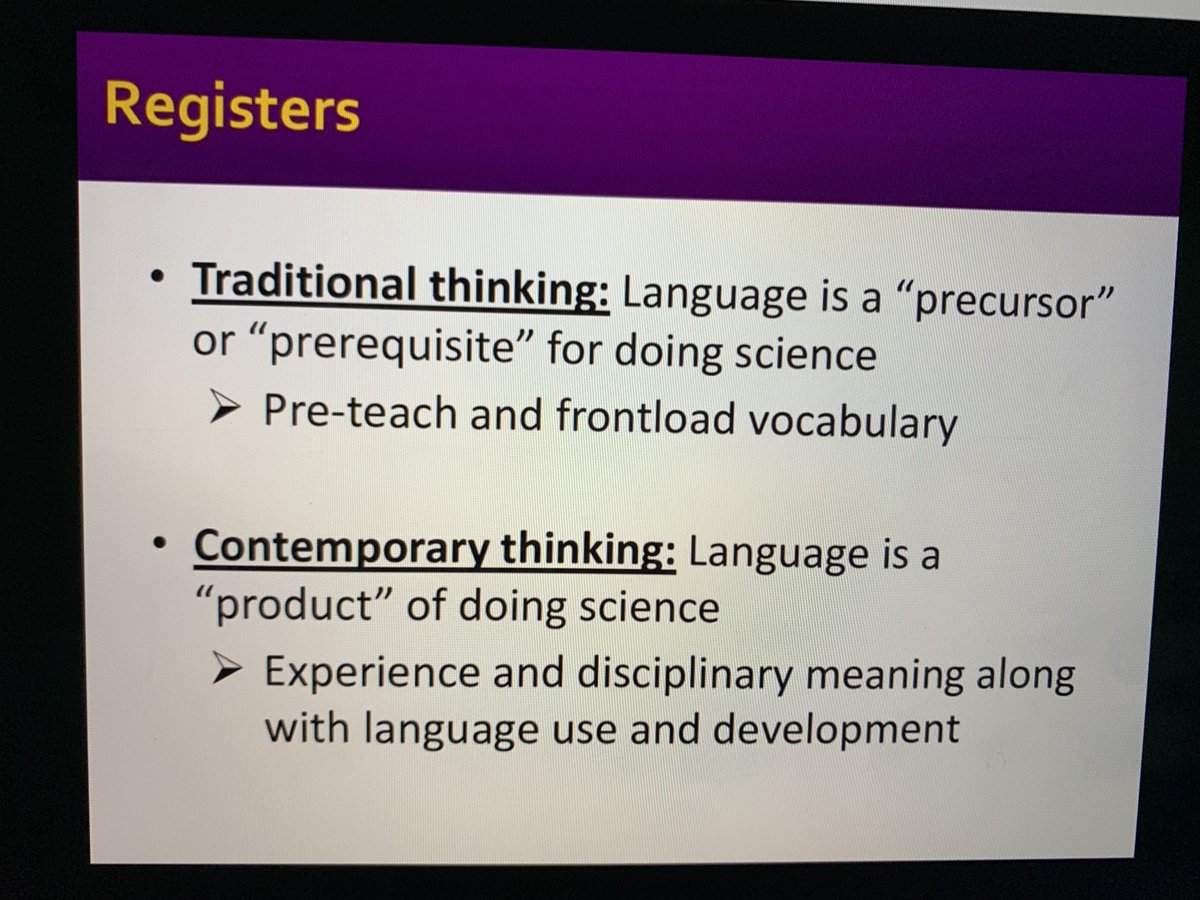 Inspiring and timely keynote from Dr. Okhee Lee on the intersection of language and STEM and computational thinking! Thank you! #cascience20 #cangss #ngss @cascience