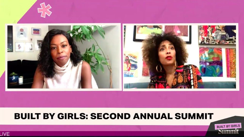 AngelicaSaidSo's tweet photo. Watching the #builtbygirls summit with @amandaseales and @AMANI2020 from a hammock in the sun. Life is good! https://t.co/pchuxisdGT