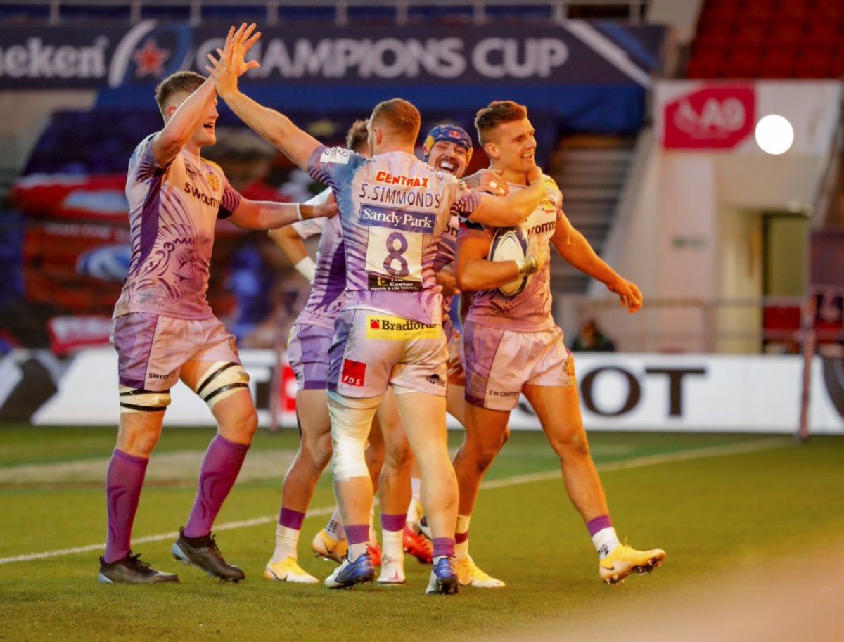 It's all over! Exeter have beaten Racing 31-27 in a classic to win the Champions Cup and be crowned kings of Europe https://t.co/ApMDGlO7a7 https://t.co/ZOsgfPwV8y