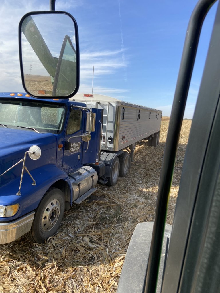 Huge shout out to <a href="/michael_bergen/">Michael Bergen</a> for the use of his semi today.   Helping to get a farm family back to normal after the devastating fire