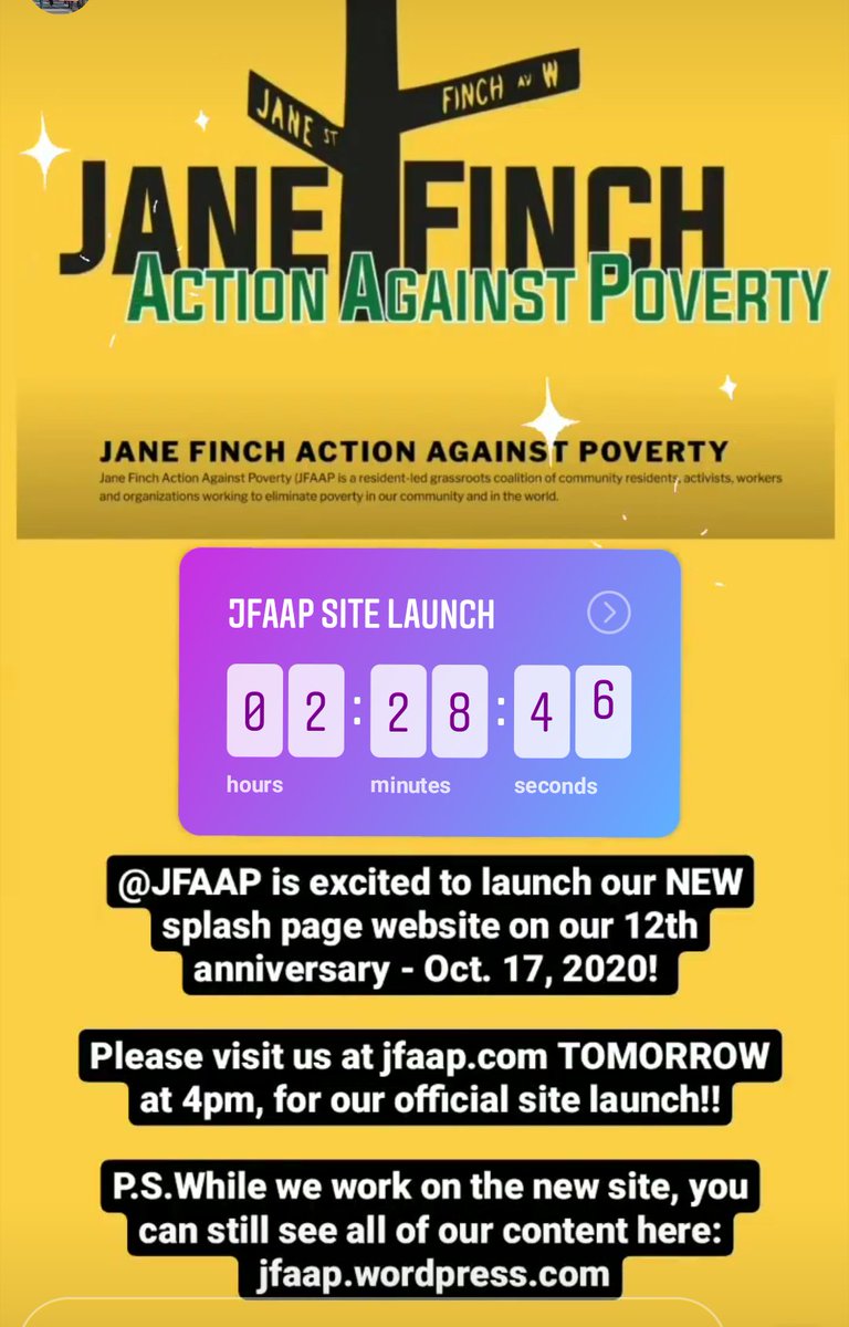 DreezHere's tweet image. #JFAAP #GrassRoots #CommunityOverProfit
#JaneFinchPoliticalAdvocacy
#SplashPageLaunch #OfficialSiteUnderway
#CheckUsOut #4pmLaunch #Anniversary #October2008til2020StillStanding