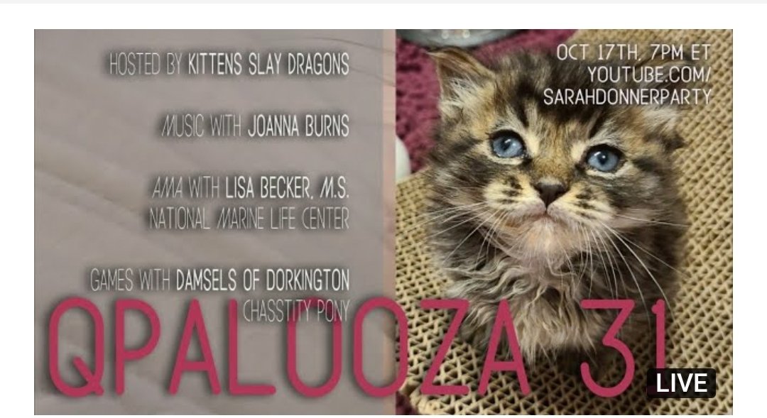 TONIGHT We are chatting with marine mammal scientist Lisa Becker from @MarineLifeCtr ! Also music with FABULOUS composer/songwriter and kitchen dancer <a href="/joannaburns/">Joanna Burns</a> ! Plush jokes and games with <a href="/Dorkington/">steve dickson</a> , yes plush.