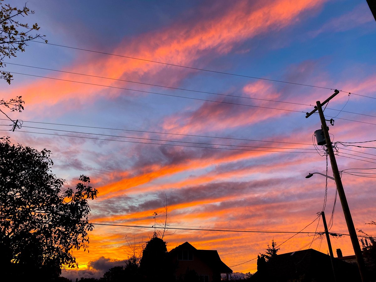Last night’s sunset in Victoria.