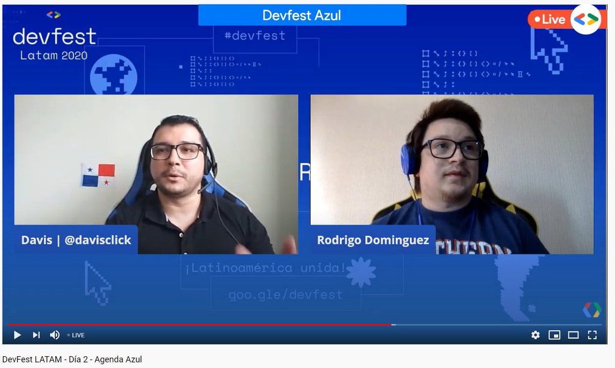 davisclick's tweet photo. @RodrigoMartinD desde Argentina nos ha dado una catedra en desarrollo móvil 🙌👏  #DevFestLatam2020 #DevFestLATAM @GoogleDevsLATAM @DevFest2020 https://t.co/1IubYrBNFT