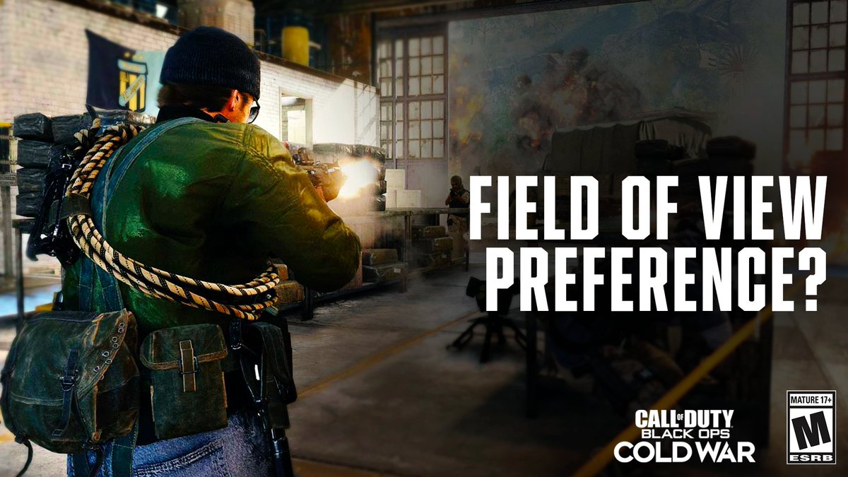 #BlackOpsColdWar brings a Field of View slider to all platforms. What FOV setting are you playing at? https://t.co/idKWVCB0PL