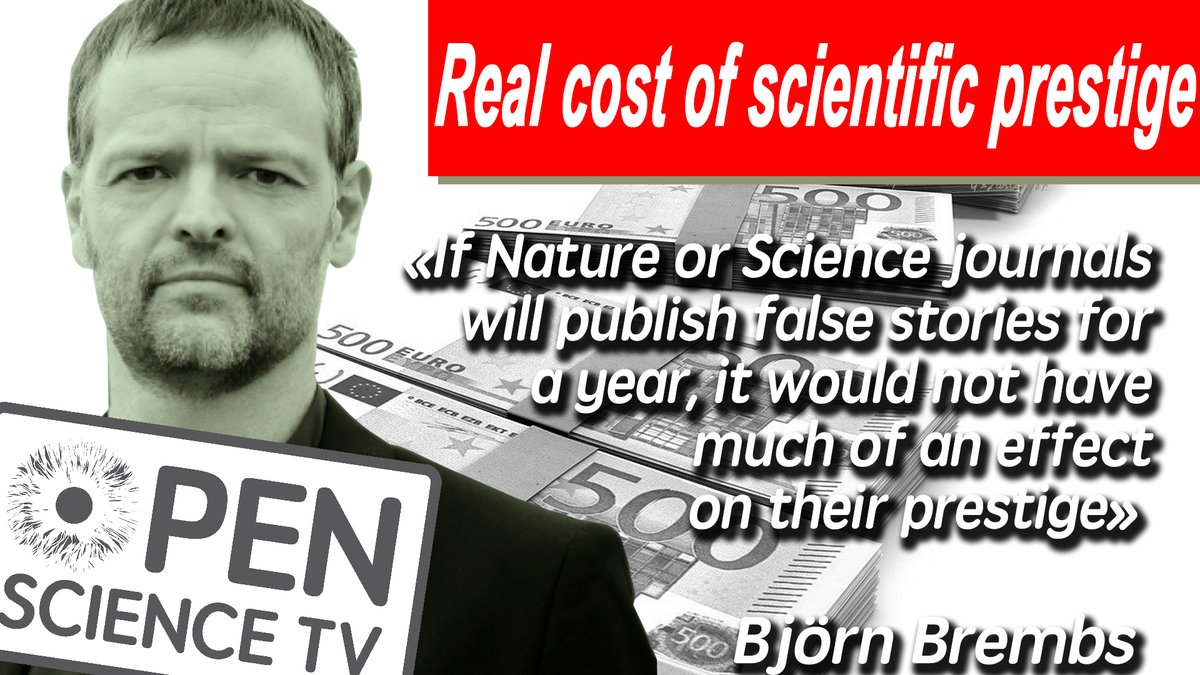 Reminding you about the last part of our discussion with <a href="/brembs/">Brembs</a> ⬇️

youtu.be/2ZAF9vmlSck

❓Do you agree with him❓

We thank again Björn for collaboration and his help. Moving forward and editing other videos. Stay tuned!

#OpenScience #OpenAccess #OpenScienceTV