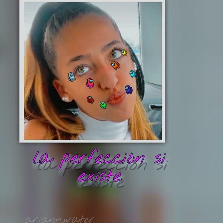 FArianners's tweet photo. Sabéis que es lo que más me gusta de este edit que le hice a @ariannCmusic  en instagram? 
El efecto de among us que le metí ♥️
Le queda genial y super cute :)

LA PERFECCIÓN SI EXISTE!! https://t.co/Aa8na1veiz