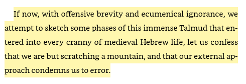 30/ The Talmud & the humility needed to attempt a synthesis of it