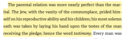 31/ TIL the origin of the word testimony...