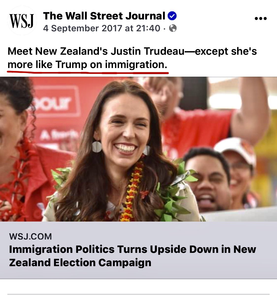Jacinda Ardern: New Zealand’s Trump on immigration