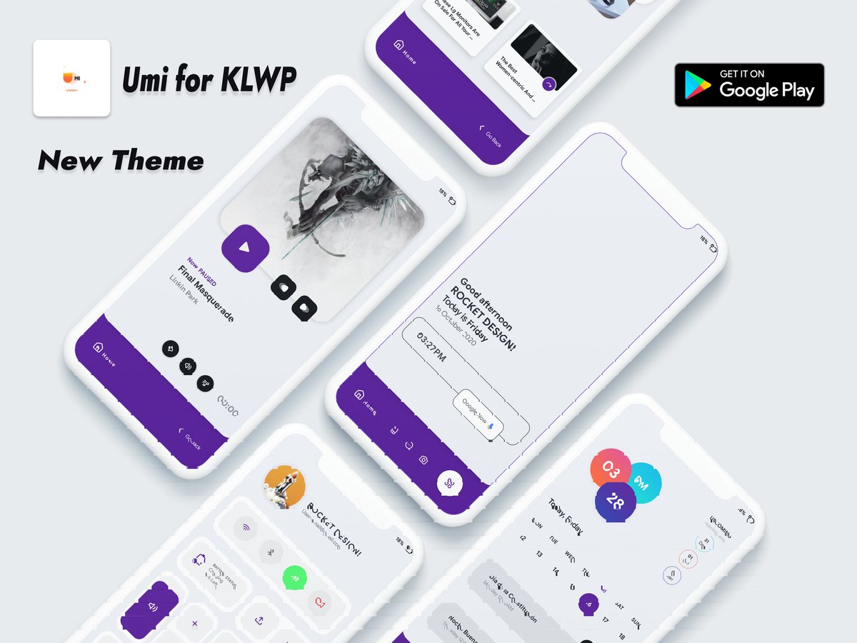 AlfonsoPrez20's tweet image. ⬆️ Umi for KLWP 
🆕️ Theme
⬇️ Download:
bit.ly/UmiforKLWP
 
Hourly forecast by @SteveVeihl 

#Kustom #KLWP #RocketDesign #Customization #Design