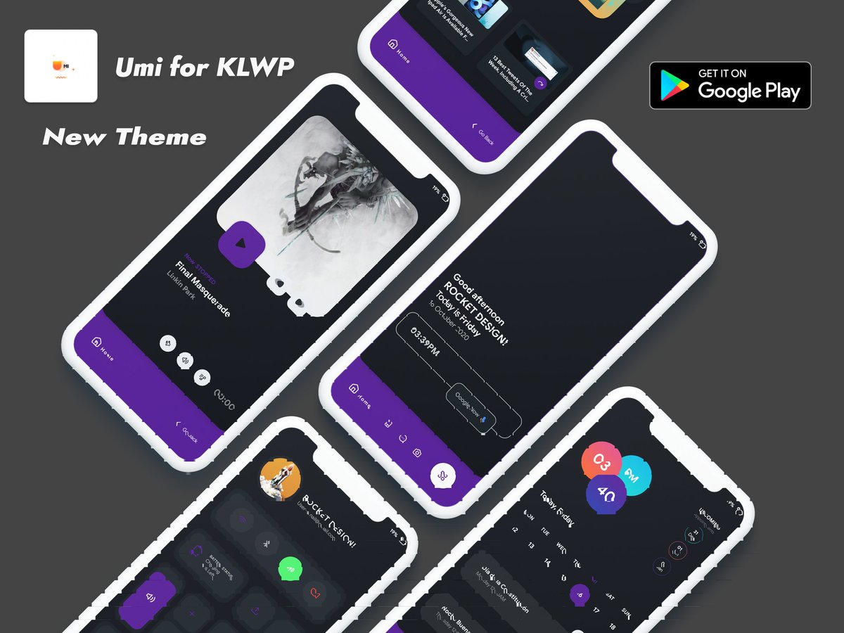 AlfonsoPrez20's tweet image. ⬆️ Umi for KLWP 
🆕️ Theme
⬇️ Download:
bit.ly/UmiforKLWP
 
Hourly forecast by @SteveVeihl 

#Kustom #KLWP #RocketDesign #Customization #Design