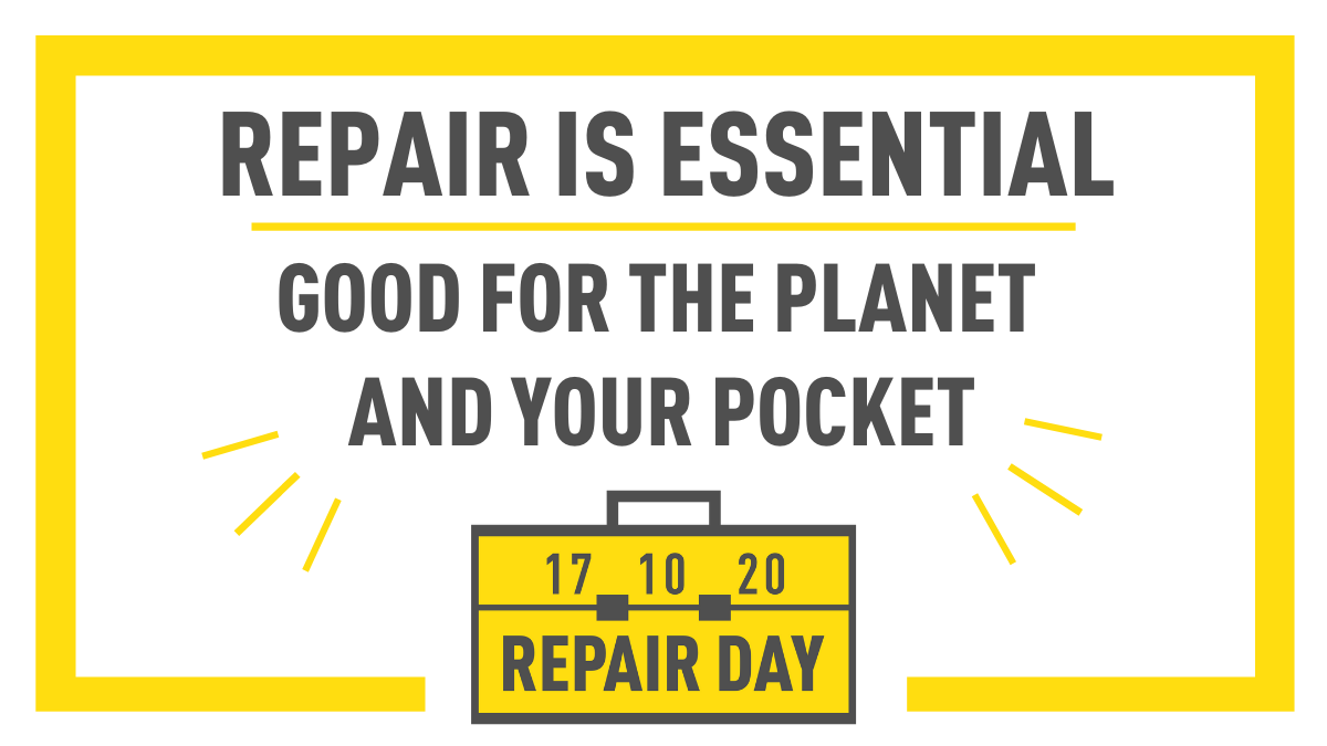 thaunjer's tweet photo. The right to repair is essential for a world with less waste and a chance to #BuildBackBetter for a greener future. #RepairIsEssential #RepairDay https://t.co/xxN87O0AaP