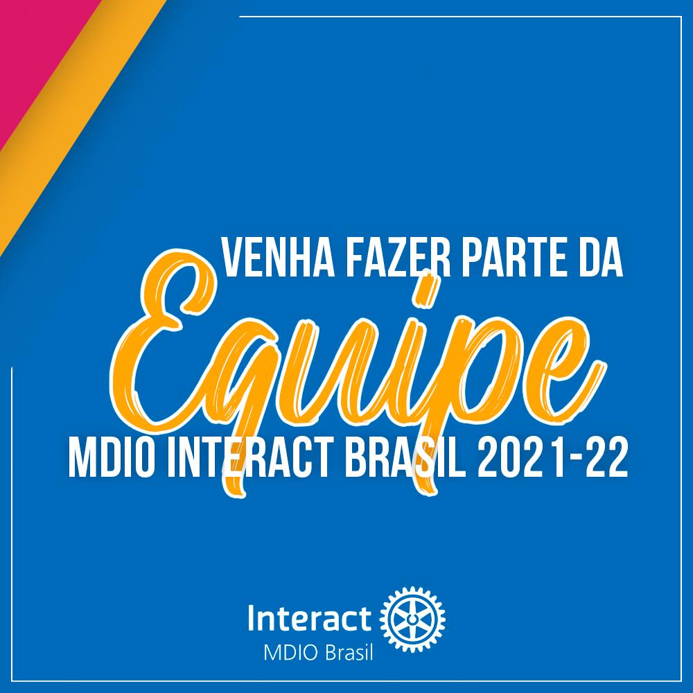MDIOInteractBR's tweet photo. Você tem interesse em participar da Equipe MDIO Interact Brasil 2021-22? Está lançado o formulário de candidatura, onde você se inscreve para o cargo desejado e tenta fazer parte dessa equipe que reune gente do Brasil todo!

Tenha acesso ao formulário pela bio!

#interactbr #mdio https://t.co/AKp8hoJJPk