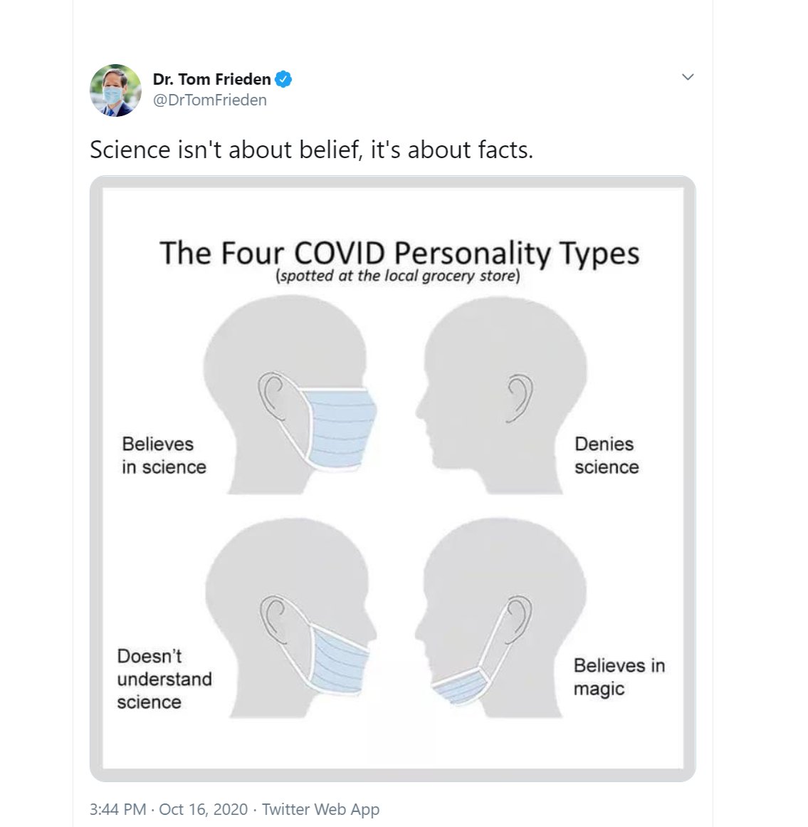 yesterday, she is once more proudly proclaiming herself to be on the side of science, yet retweeting this pseudoscientific garbage that she herself would have and did call pseudoscientific garbage in back march.quite a volte face, non?