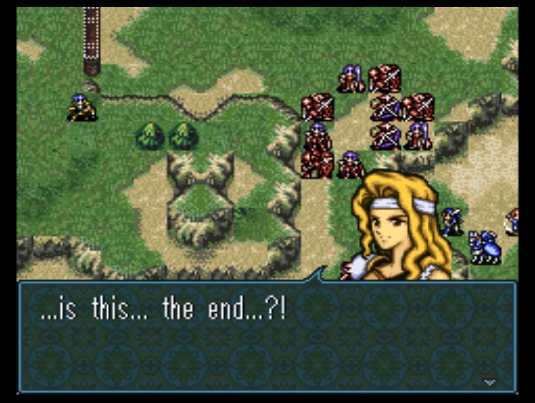 All 13 of them somehow survived the meteor barrage, but the clash with the big army didn& #39;t start smoothly....12 heroes remaining.