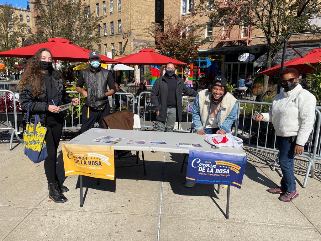 Carmen De La Rosa’s Day of Action.  ⁦<a href="/CarmenForNYC/">Carmen De La Rosa</a>⁩ ⁦<a href="/CnDelarosa/">Carmen De La Rosa</a>⁩.