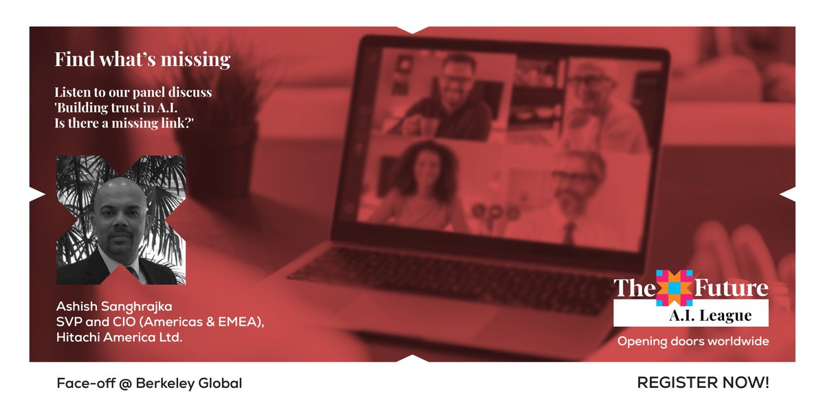 When brilliant minds meet...magic happens! TheXFuture A.I. League welcomes <a href="/a_sanghrajka/">Ashish Sanghrajka</a> onboard as a panelist. Live on 29th Oct.

Register now: bit.ly/TXFleague

#TheAILeague #TheXFuture #AI #ArtificialIntelligence #MachineLearning #entrepreneurs #StartUp