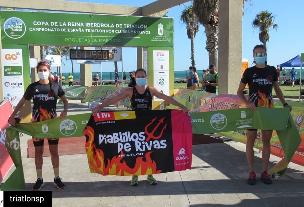 ¡¡Enhorabuena <a href="/TriDiablillos/">DiablillosRivas</a>!! campeonas de #España de #Triatlón Relevos femenino #FETRIRoquetasDeMar
2ª <a href="/Trifluvial/">Cidade de Lugo</a>, 3º <a href="/prattriatlo/">Prat Triatló 1994</a>. Via <a href="/TRIATLONSP/">FETRI</a> #SomosTriatlon