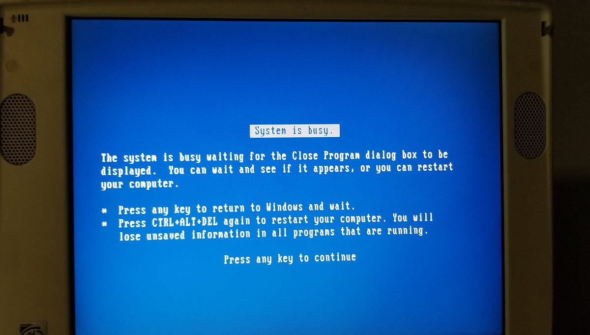 and bluescreen. I've plugged this thing in for under 20 minutes and already I bluescreened it.AHH WINDOWS 98 HOW I MISSED YOU