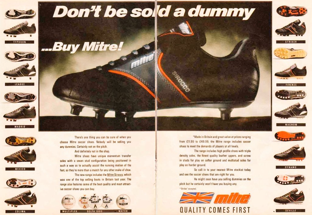 mitre football boots