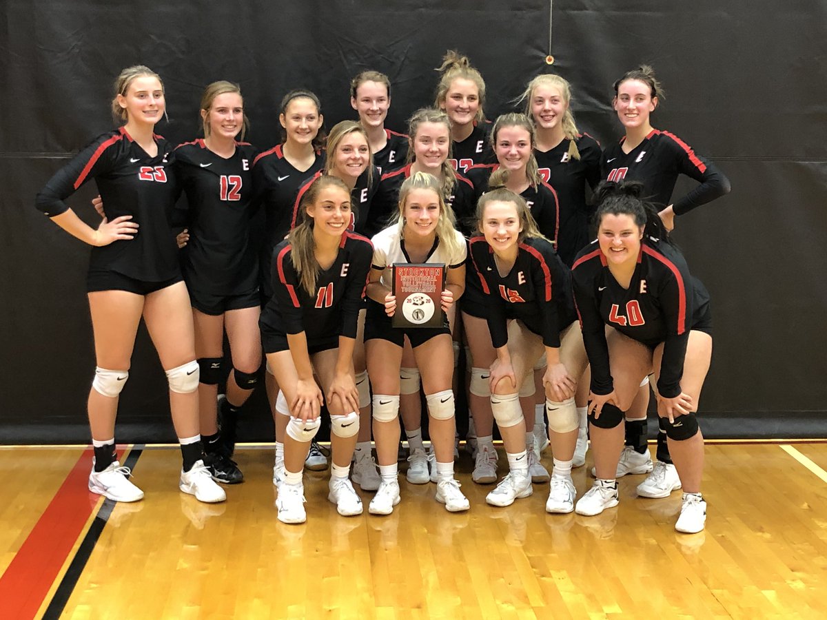 El Dorado Springs Volleyball (@eldo_vb) on Twitter photo Lady dogs go 8-0 on the day and win the Stockton Tournament. Beating Bolivar, Parkview, Hillcrest and Stockton for the Championship. Current record 24-2 great job ladies. <a href="/OzarksOzone/">Ozarks Sports Zone</a> <a href="/Ozark_Highlands/">Ozark Highlands Conference</a> <a href="/scoreboardguy/">SCOREBOARD GUY</a> <a href="/KNEMKNMORadio/">KNEM/KNMO Radio</a> <a href="/ksprsports/">ksprsports</a> <a href="/MidLakesSports/">Mid Lakes Conference</a> Lady dogs go 8-0 on the day and win the Stockton Tournament. Beating Bolivar, Parkview, Hillcrest and Stockton for the Championship. Current record 24-2 great job ladies. <a href="/OzarksOzone/">Ozarks Sports Zone</a> <a href="/Ozark_Highlands/">Ozark Highlands Conference</a> <a href="/scoreboardguy/">SCOREBOARD GUY</a> <a href="/KNEMKNMORadio/">KNEM/KNMO Radio</a> <a href="/ksprsports/">ksprsports</a> <a href="/MidLakesSports/">Mid Lakes Conference</a>