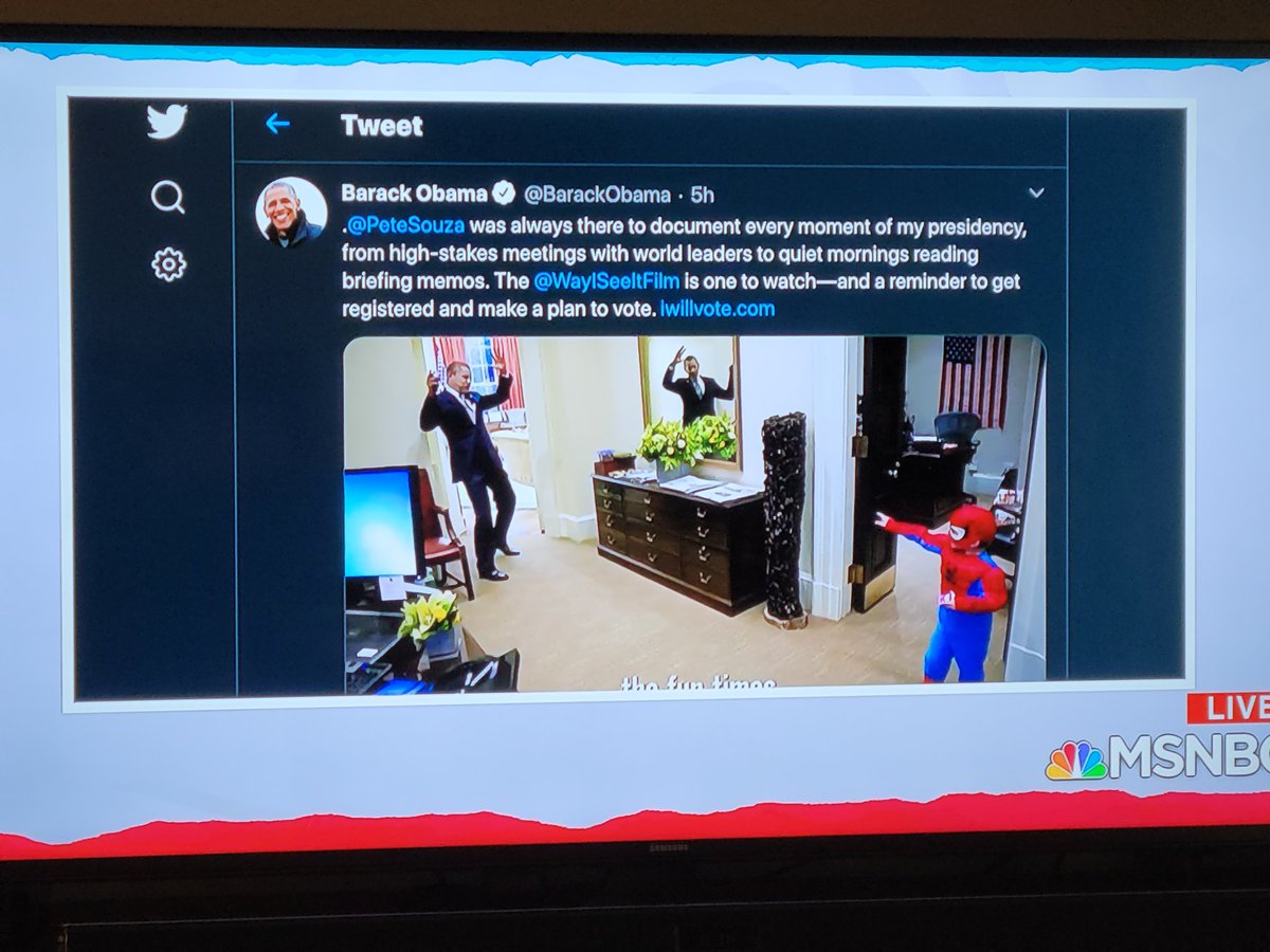 Soulbro7's tweet image. Seems like a lifetime ago when we had a POTUS who conducted himself in such a manner...
#votelikeyourlifedependsonit
#americaismorethanjusthate
#returntodecency