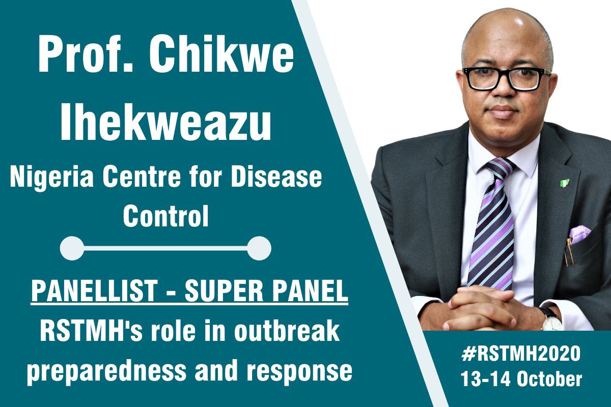 NCDC (@NCDCgov) on Twitter photo 2020-10-17 19:56:21 Last week, DG @Chikwe_I & Lassa fever IM, @chiomadannwafor joined panelists at the @RSTMH Annual Meeting themed Emerging Diseases & Outbreaks #RSTMH2020 provided an opportunity to share lessons learnt from previous outbreaks & improvements for outbreak preparedness & response. Last week, DG @Chikwe_I & Lassa fever IM, @chiomadannwafor joined panelists at the @RSTMH Annual Meeting themed Emerging Diseases & Outbreaks #RSTMH2020 provided an opportunity to share lessons learnt from previous outbreaks & improvements for outbreak preparedness & response.