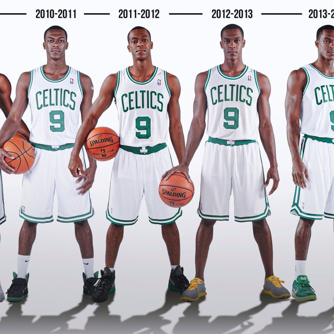 RTNBA's tweet photo. Rondo throughout the years 🏆🏆 https://t.co/vr8m7A3RPJ