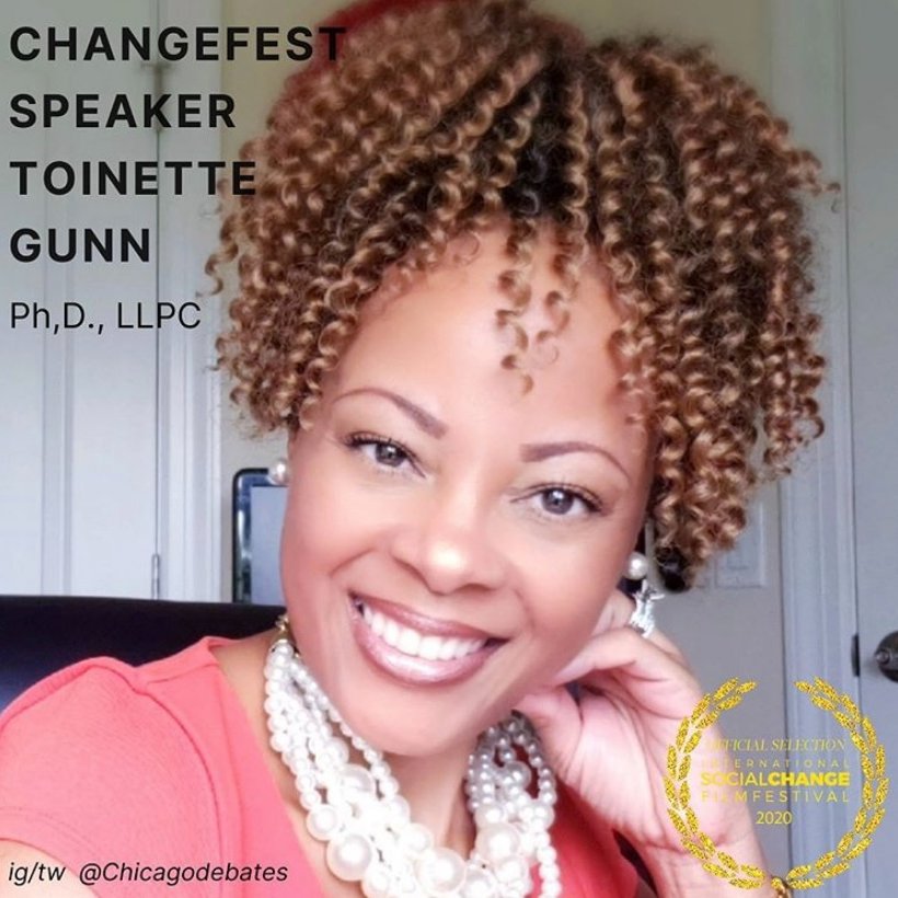 ChicagoDebates's tweet image. Tune in today! Our Executive Director, Dr. Toinette Gunn, will be joining ChangeFest Film Festival’s conversation on “Conflicts in Education” in the 6pm CST film block. Visit changefest2020.eventive.org/welcome for more details. #ChicagoDebates #tunein #ChangeFest #chisocialchange #CPS