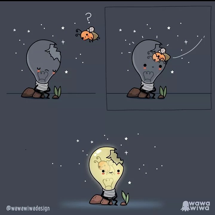 😊.
Se la luz de alguien que se ha quebrado.