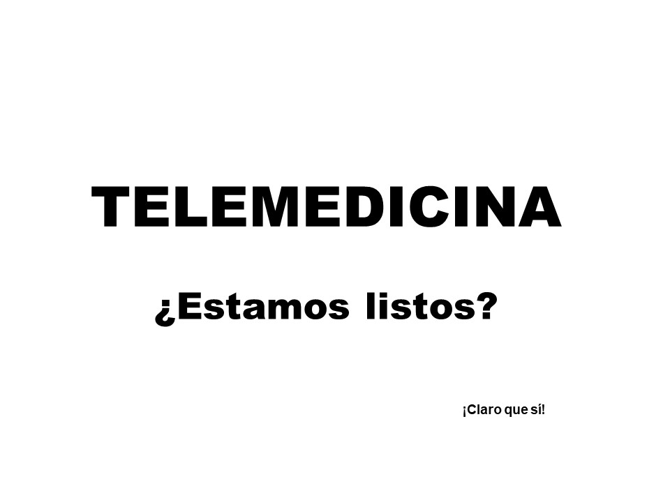 rxmxn's tweet photo. ¿Estamos listos para la TELEMEDICINA?

¡Claro que SÍ! https://t.co/xxN66fKUqc