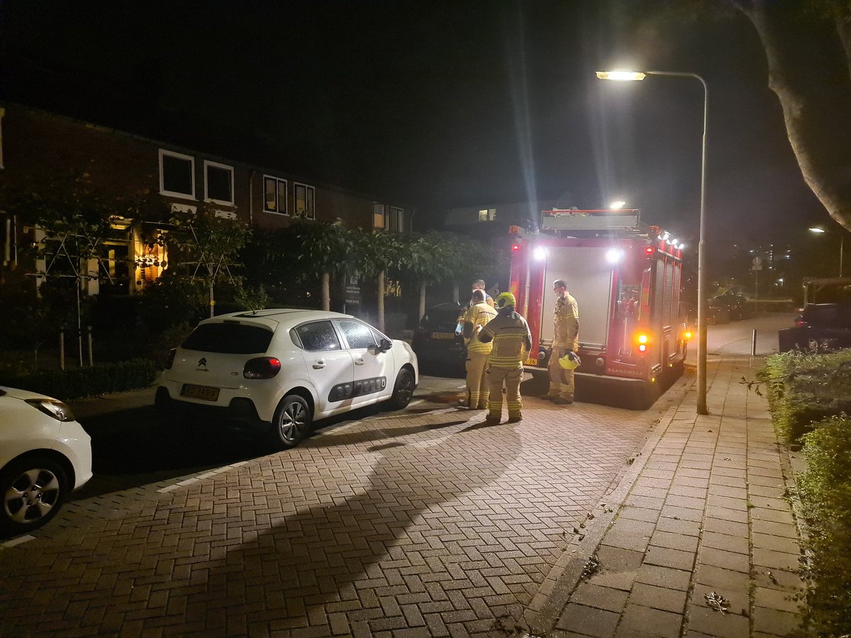Melding brandweer Waalsmondelaan Alblasserdam
