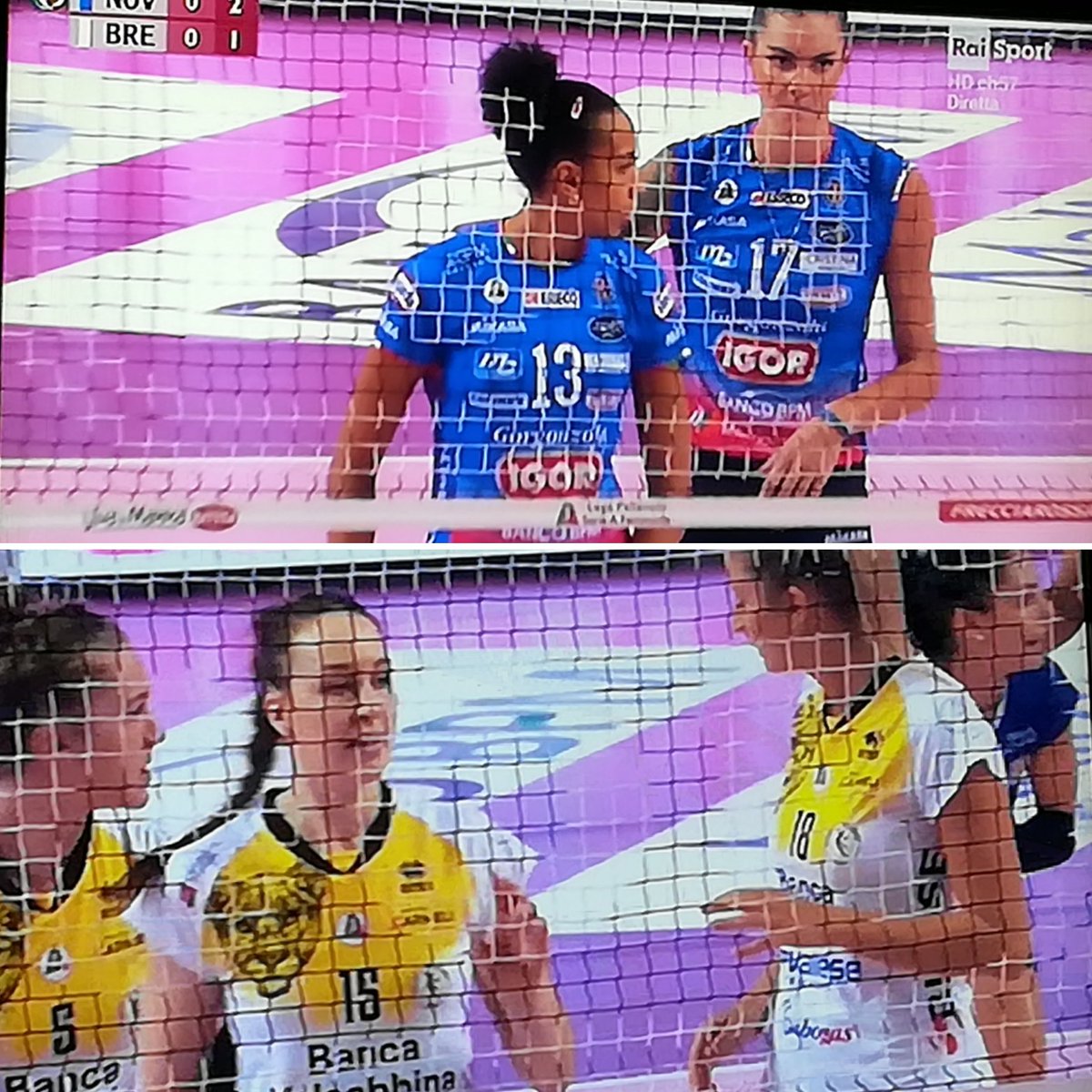 darkokerim's tweet photo. Una grandissima @IGOR_Volley 💙 domina @MilleniumBS 💛 nel #saturdaynight con @PisaniGiulia e @marcofantasiatw 🏐 #novbre 3-0 25-18;25-16;25-16 #ilovevolley #igorine #igorvittoria https://t.co/MYKqyT8hcw