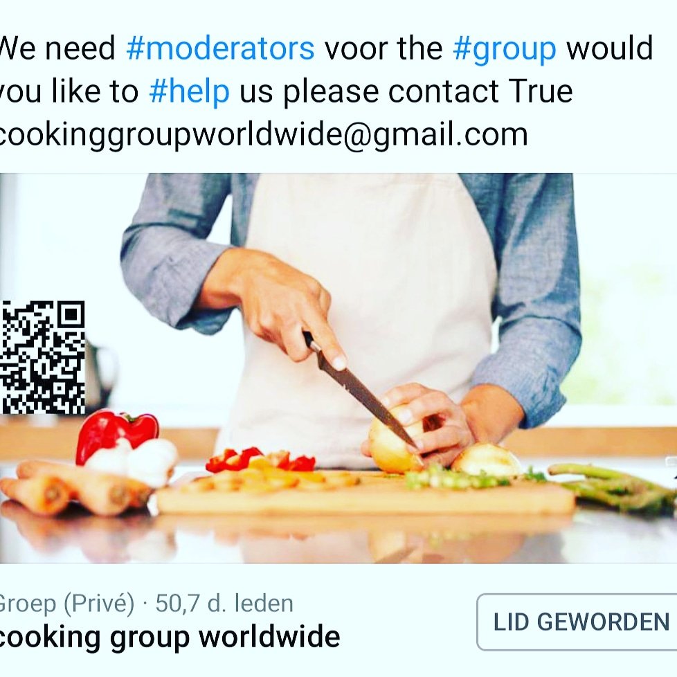 RecipesFresh's tweet image. We need #moderators voor the #group would you like to #help us please contact True cookinggroupworldwide@gmail.com